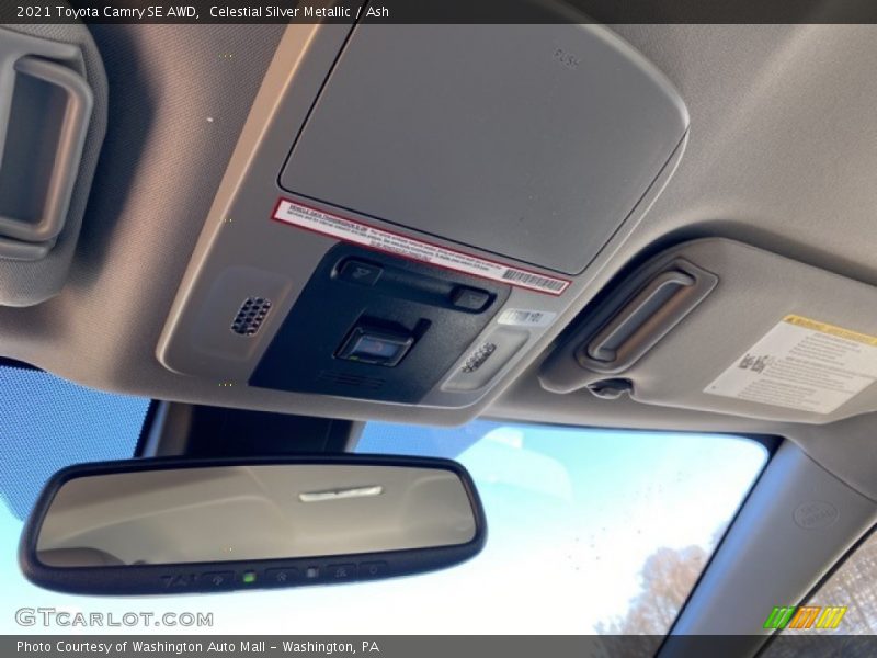 Celestial Silver Metallic / Ash 2021 Toyota Camry SE AWD