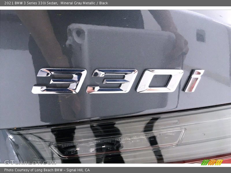 Mineral Gray Metallic / Black 2021 BMW 3 Series 330i Sedan