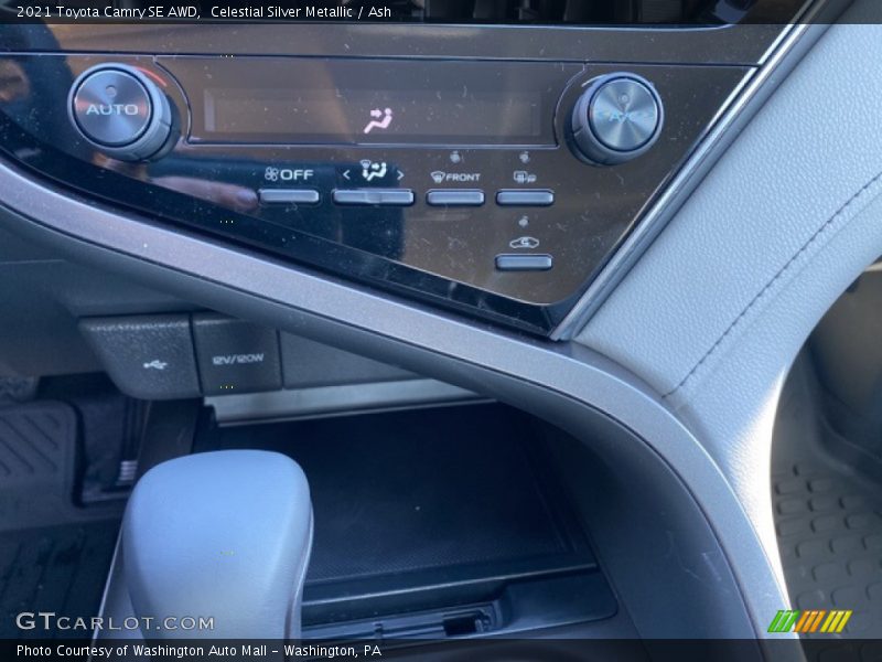 Celestial Silver Metallic / Ash 2021 Toyota Camry SE AWD