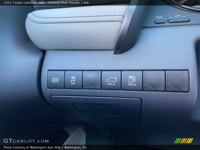 Celestial Silver Metallic / Ash 2021 Toyota Camry SE AWD