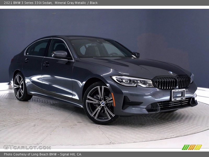 Mineral Gray Metallic / Black 2021 BMW 3 Series 330i Sedan