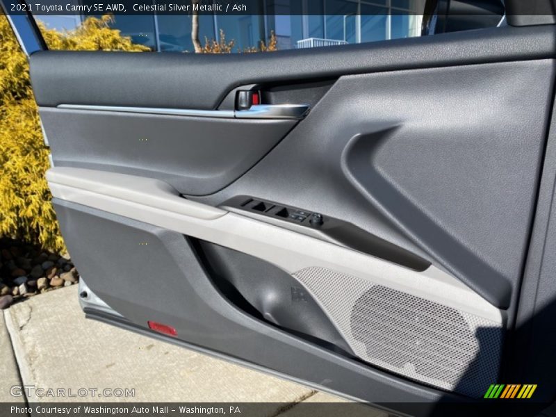 Celestial Silver Metallic / Ash 2021 Toyota Camry SE AWD