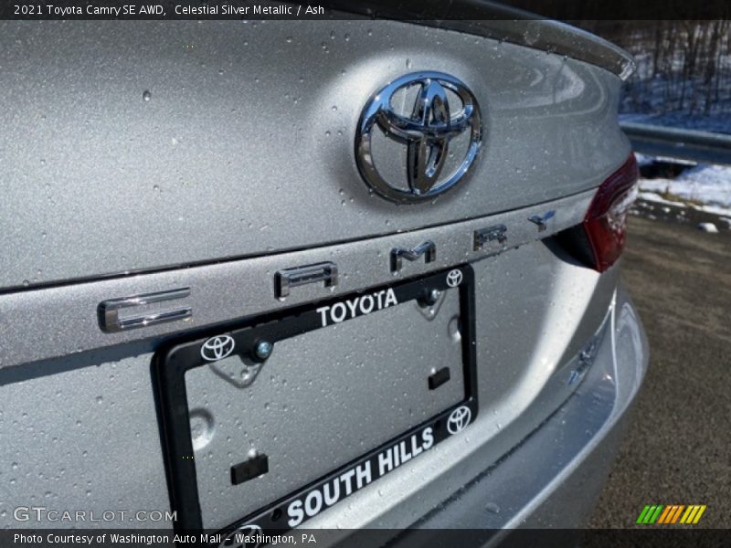 Celestial Silver Metallic / Ash 2021 Toyota Camry SE AWD