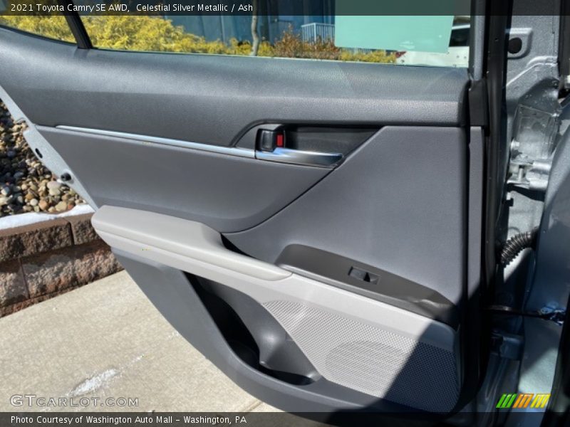 Celestial Silver Metallic / Ash 2021 Toyota Camry SE AWD
