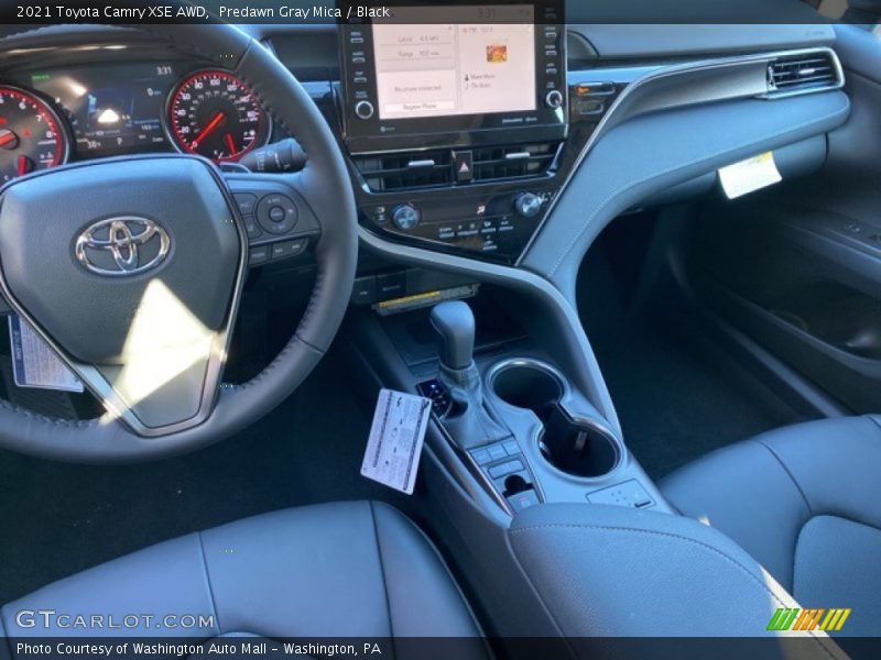 Predawn Gray Mica / Black 2021 Toyota Camry XSE AWD