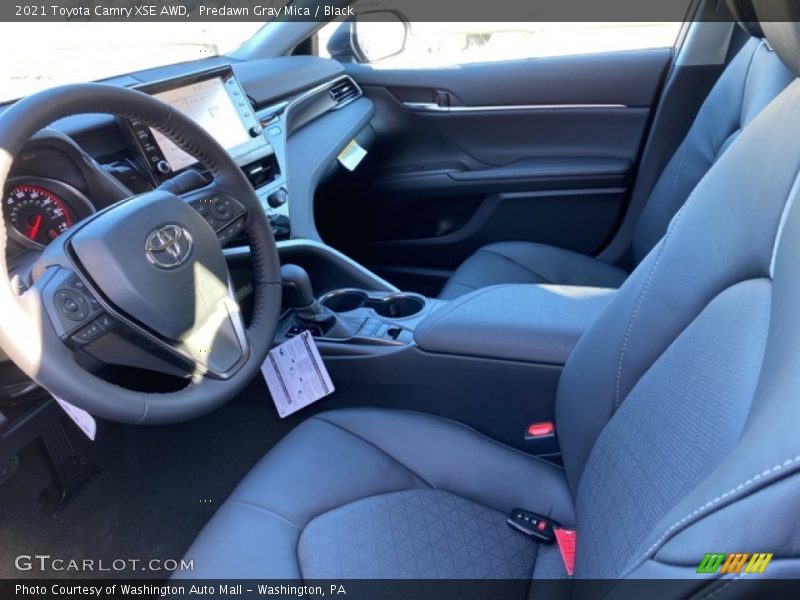 Predawn Gray Mica / Black 2021 Toyota Camry XSE AWD