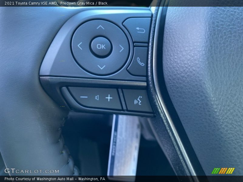 Predawn Gray Mica / Black 2021 Toyota Camry XSE AWD
