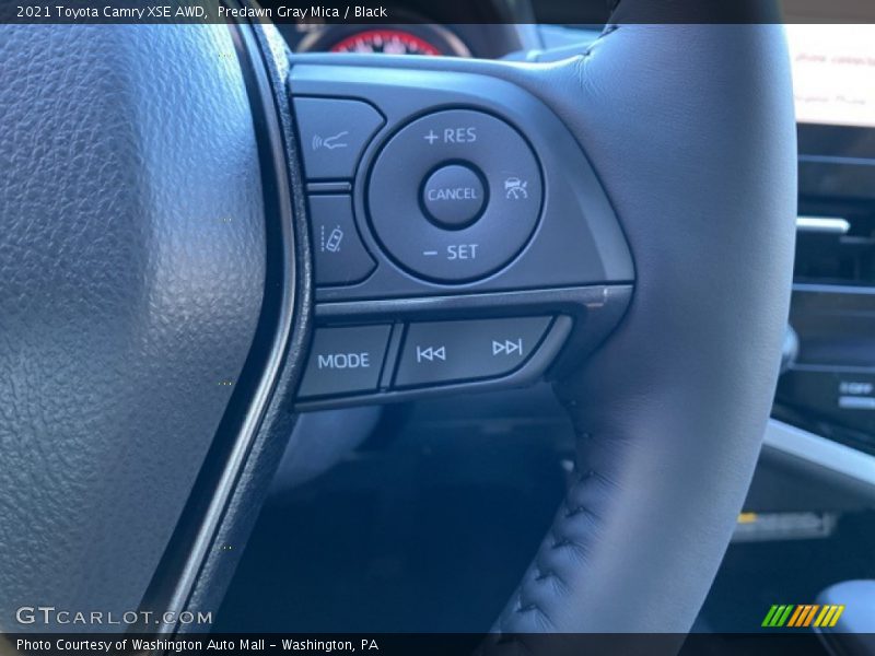 Predawn Gray Mica / Black 2021 Toyota Camry XSE AWD