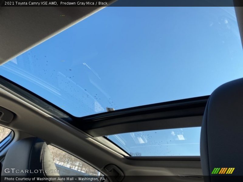 Predawn Gray Mica / Black 2021 Toyota Camry XSE AWD