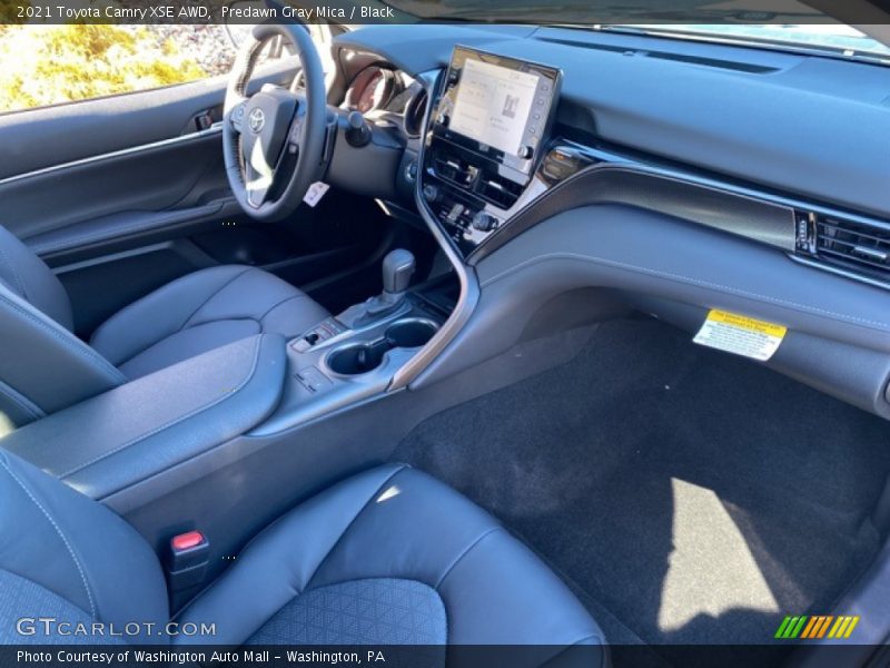 Predawn Gray Mica / Black 2021 Toyota Camry XSE AWD