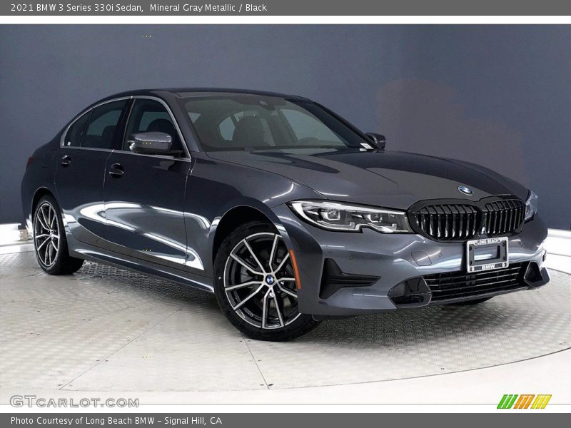 Mineral Gray Metallic / Black 2021 BMW 3 Series 330i Sedan