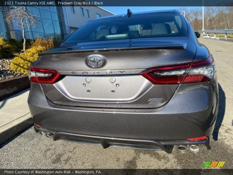 Predawn Gray Mica / Black 2021 Toyota Camry XSE AWD