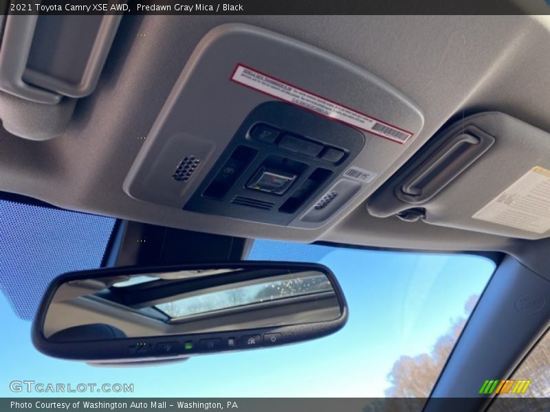Predawn Gray Mica / Black 2021 Toyota Camry XSE AWD