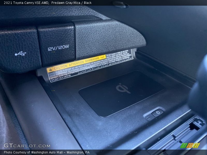 Predawn Gray Mica / Black 2021 Toyota Camry XSE AWD