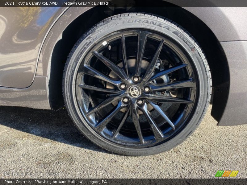Predawn Gray Mica / Black 2021 Toyota Camry XSE AWD