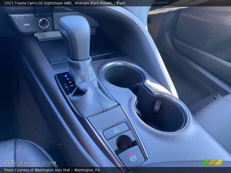 Midnight Black Metallic / Black 2021 Toyota Camry SE Nightshade AWD