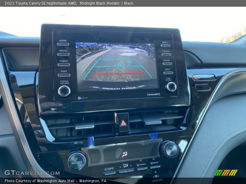 Midnight Black Metallic / Black 2021 Toyota Camry SE Nightshade AWD