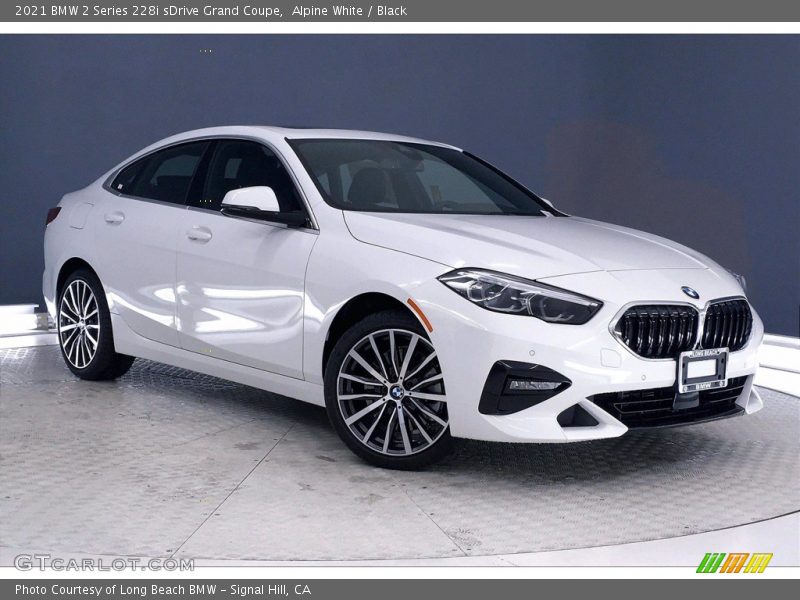 Alpine White / Black 2021 BMW 2 Series 228i sDrive Grand Coupe