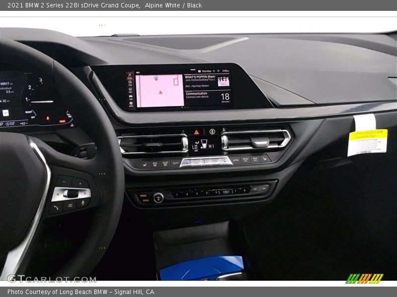 Alpine White / Black 2021 BMW 2 Series 228i sDrive Grand Coupe
