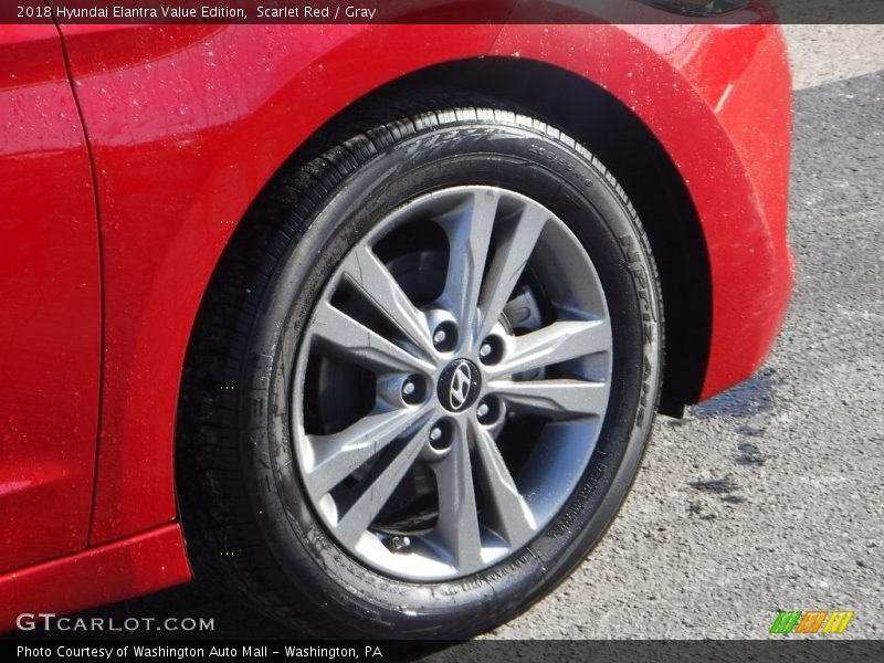 Scarlet Red / Gray 2018 Hyundai Elantra Value Edition