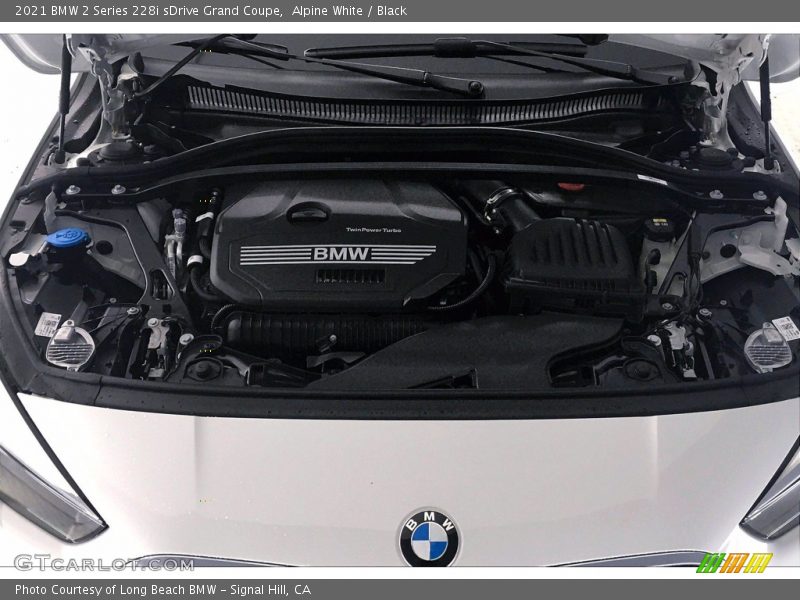 Alpine White / Black 2021 BMW 2 Series 228i sDrive Grand Coupe