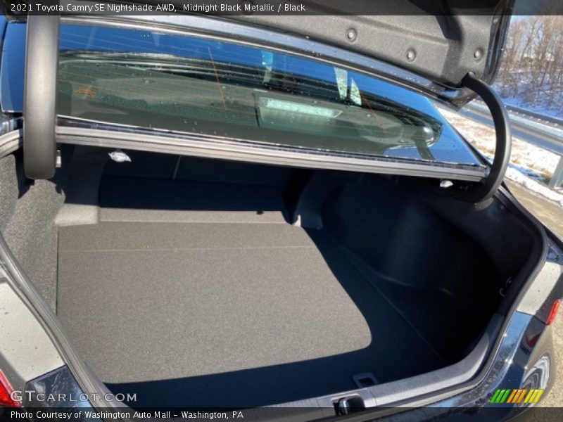 Midnight Black Metallic / Black 2021 Toyota Camry SE Nightshade AWD