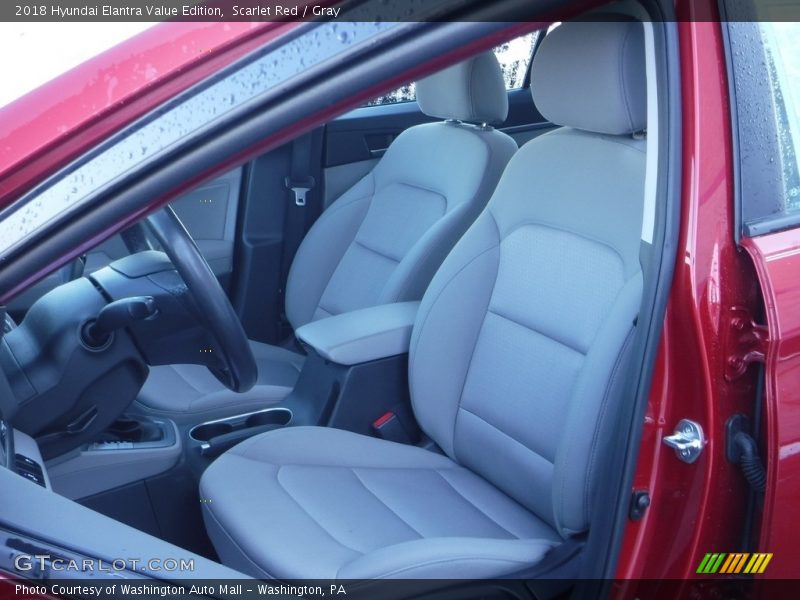 Scarlet Red / Gray 2018 Hyundai Elantra Value Edition