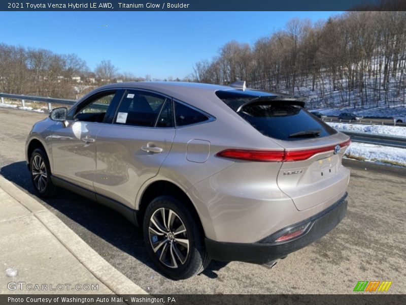 Titanium Glow / Boulder 2021 Toyota Venza Hybrid LE AWD
