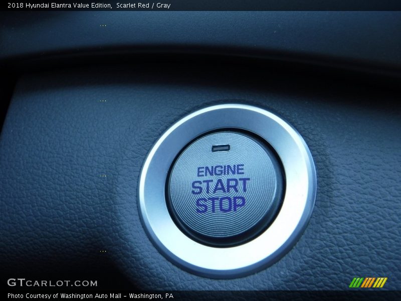 Scarlet Red / Gray 2018 Hyundai Elantra Value Edition