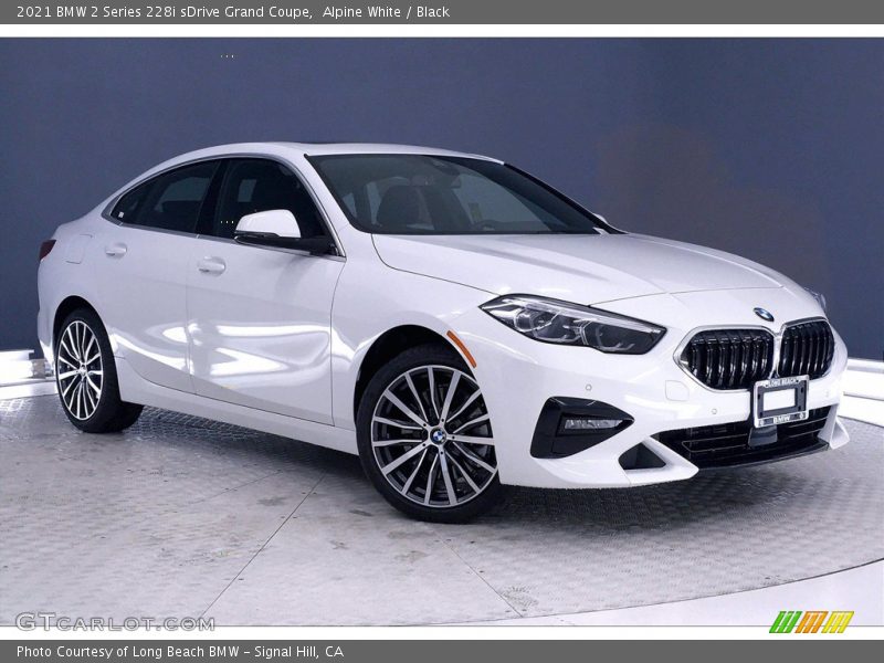 Alpine White / Black 2021 BMW 2 Series 228i sDrive Grand Coupe