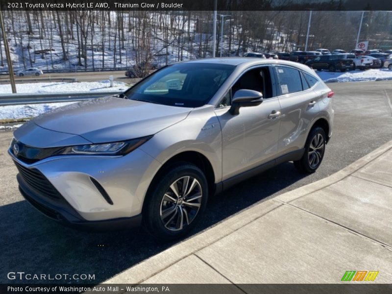 Titanium Glow / Boulder 2021 Toyota Venza Hybrid LE AWD