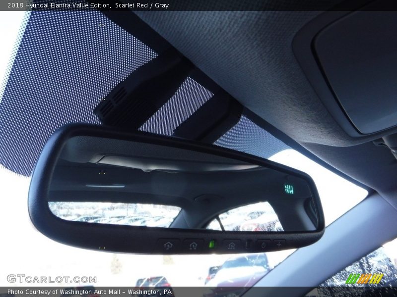 Scarlet Red / Gray 2018 Hyundai Elantra Value Edition