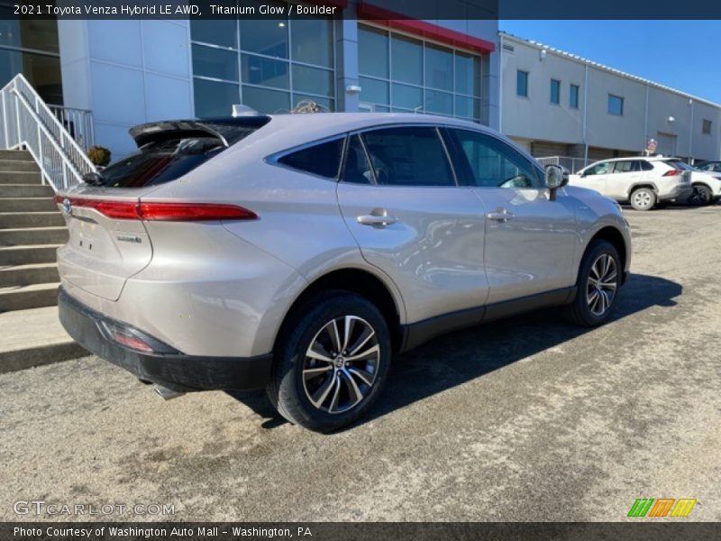 Titanium Glow / Boulder 2021 Toyota Venza Hybrid LE AWD