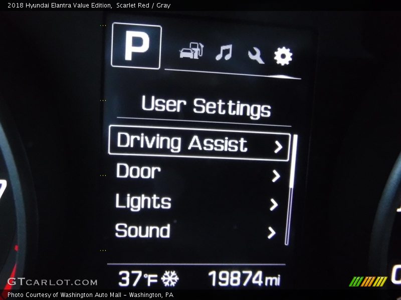 Scarlet Red / Gray 2018 Hyundai Elantra Value Edition