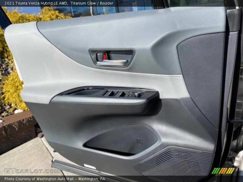 Titanium Glow / Boulder 2021 Toyota Venza Hybrid LE AWD