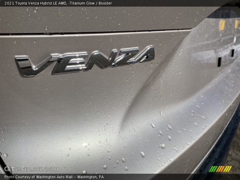 Titanium Glow / Boulder 2021 Toyota Venza Hybrid LE AWD
