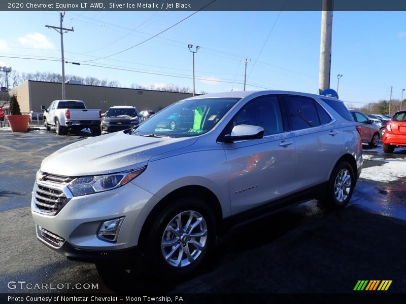 Silver Ice Metallic / Jet Black 2020 Chevrolet Equinox LT AWD