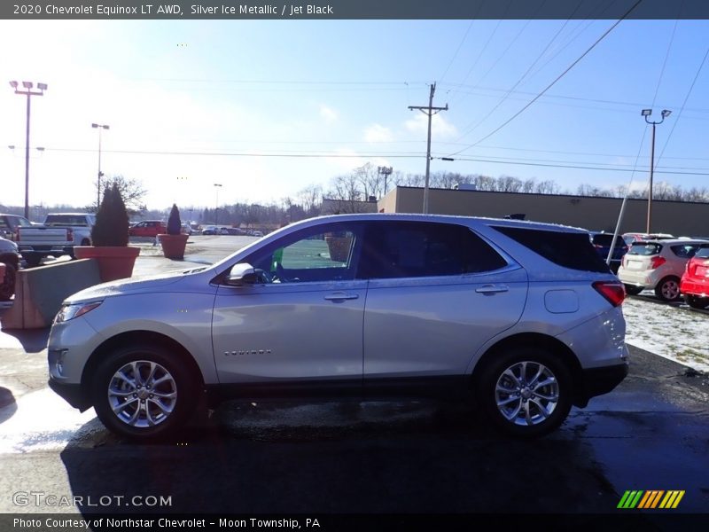 Silver Ice Metallic / Jet Black 2020 Chevrolet Equinox LT AWD
