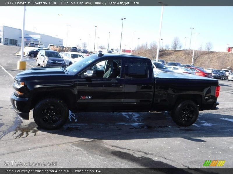 Black / Dark Ash/Jet Black 2017 Chevrolet Silverado 1500 LT Double Cab 4x4