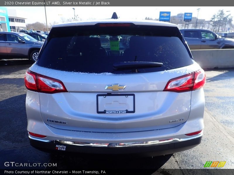 Silver Ice Metallic / Jet Black 2020 Chevrolet Equinox LT AWD