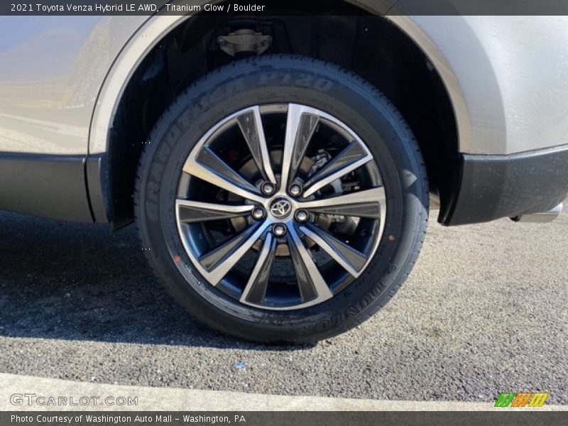 Titanium Glow / Boulder 2021 Toyota Venza Hybrid LE AWD