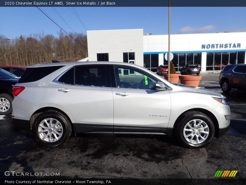 Silver Ice Metallic / Jet Black 2020 Chevrolet Equinox LT AWD