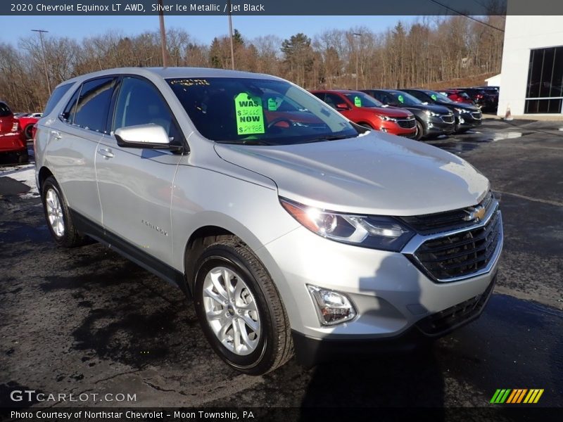 Silver Ice Metallic / Jet Black 2020 Chevrolet Equinox LT AWD
