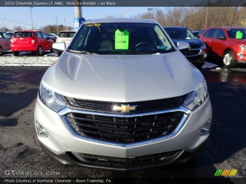 Silver Ice Metallic / Jet Black 2020 Chevrolet Equinox LT AWD