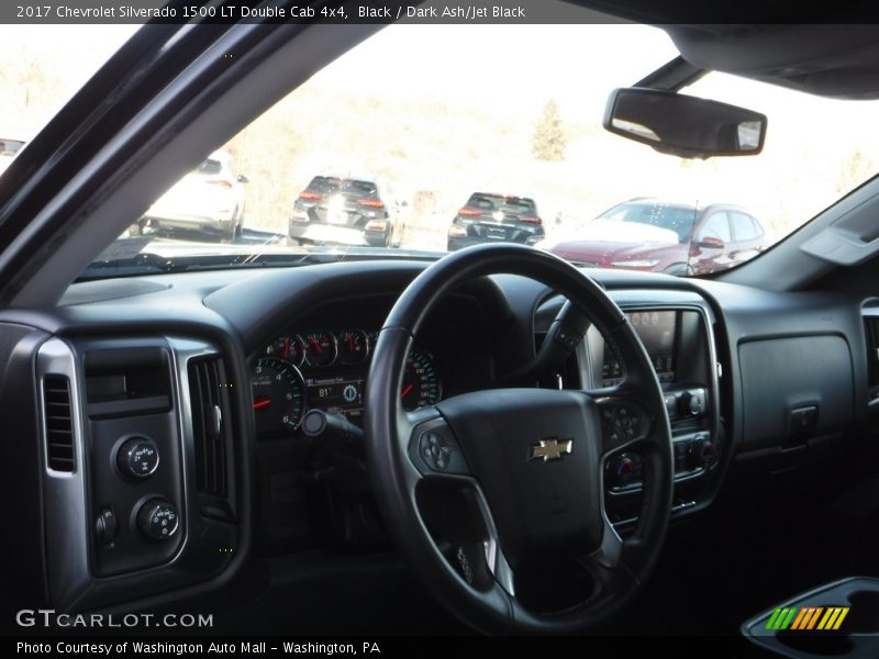 Black / Dark Ash/Jet Black 2017 Chevrolet Silverado 1500 LT Double Cab 4x4