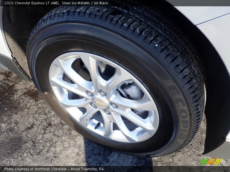 Silver Ice Metallic / Jet Black 2020 Chevrolet Equinox LT AWD