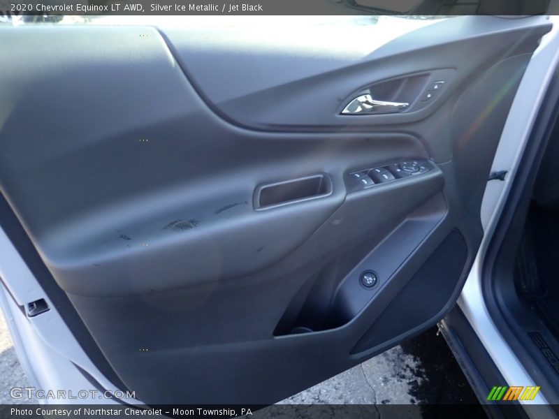 Silver Ice Metallic / Jet Black 2020 Chevrolet Equinox LT AWD