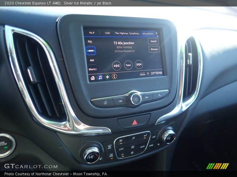 Silver Ice Metallic / Jet Black 2020 Chevrolet Equinox LT AWD