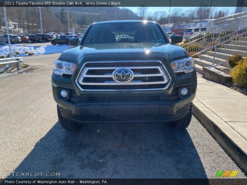 Army Green / Black 2021 Toyota Tacoma SR5 Double Cab 4x4