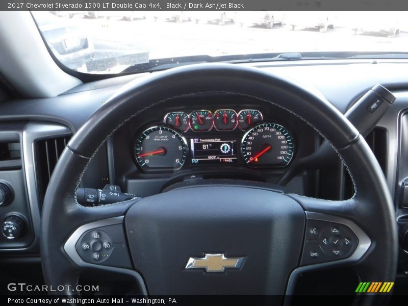 Black / Dark Ash/Jet Black 2017 Chevrolet Silverado 1500 LT Double Cab 4x4